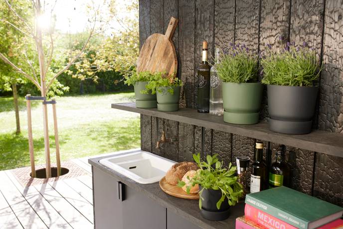 greenville rond 18cm living noir